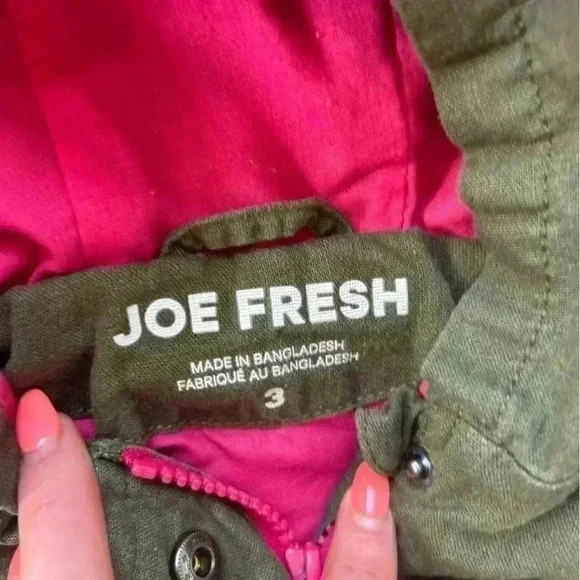 Joe Fresh Linen Jacket Girls - Picture 2 of 5